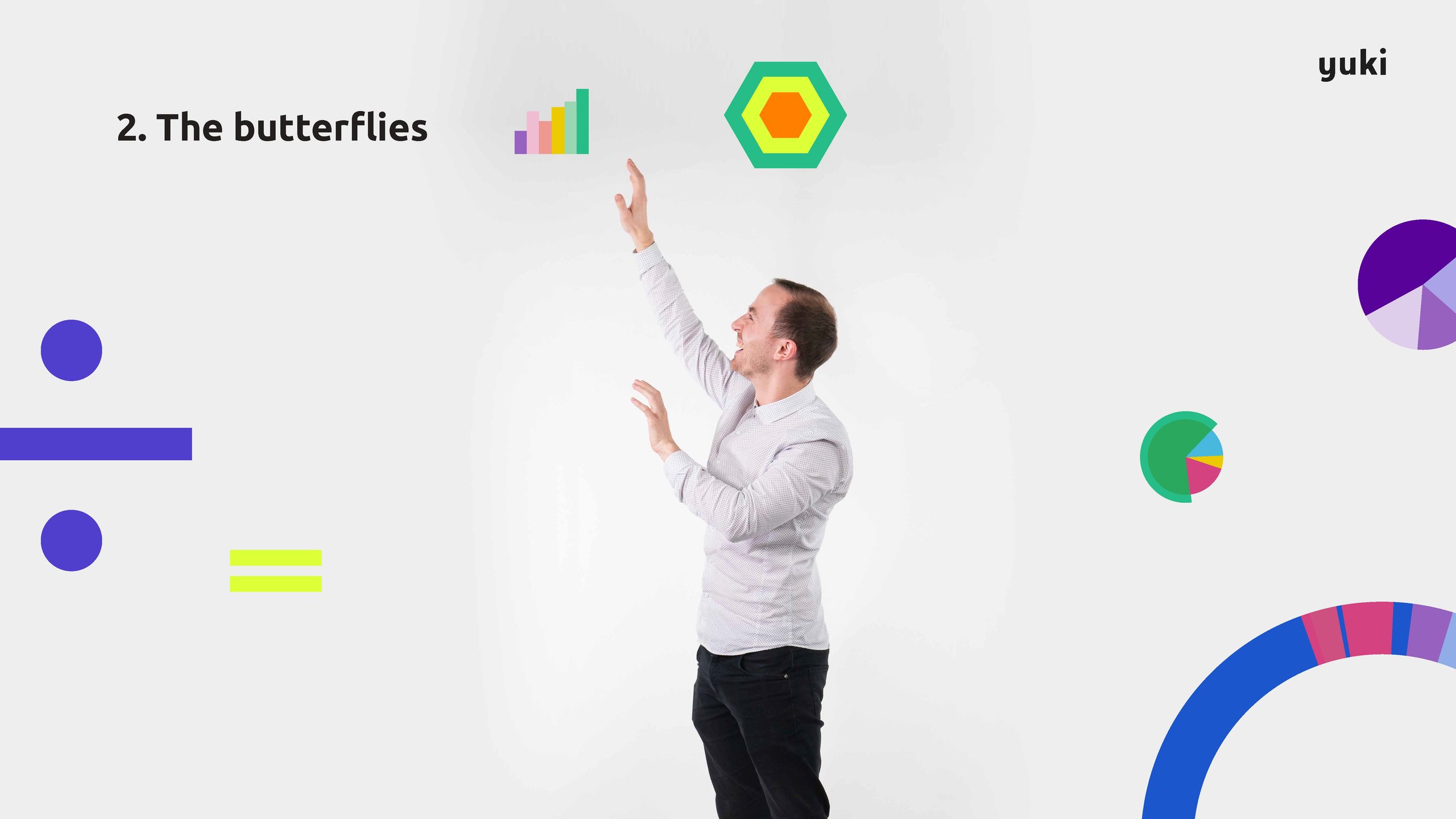 Yuki brand book showing their butterflies