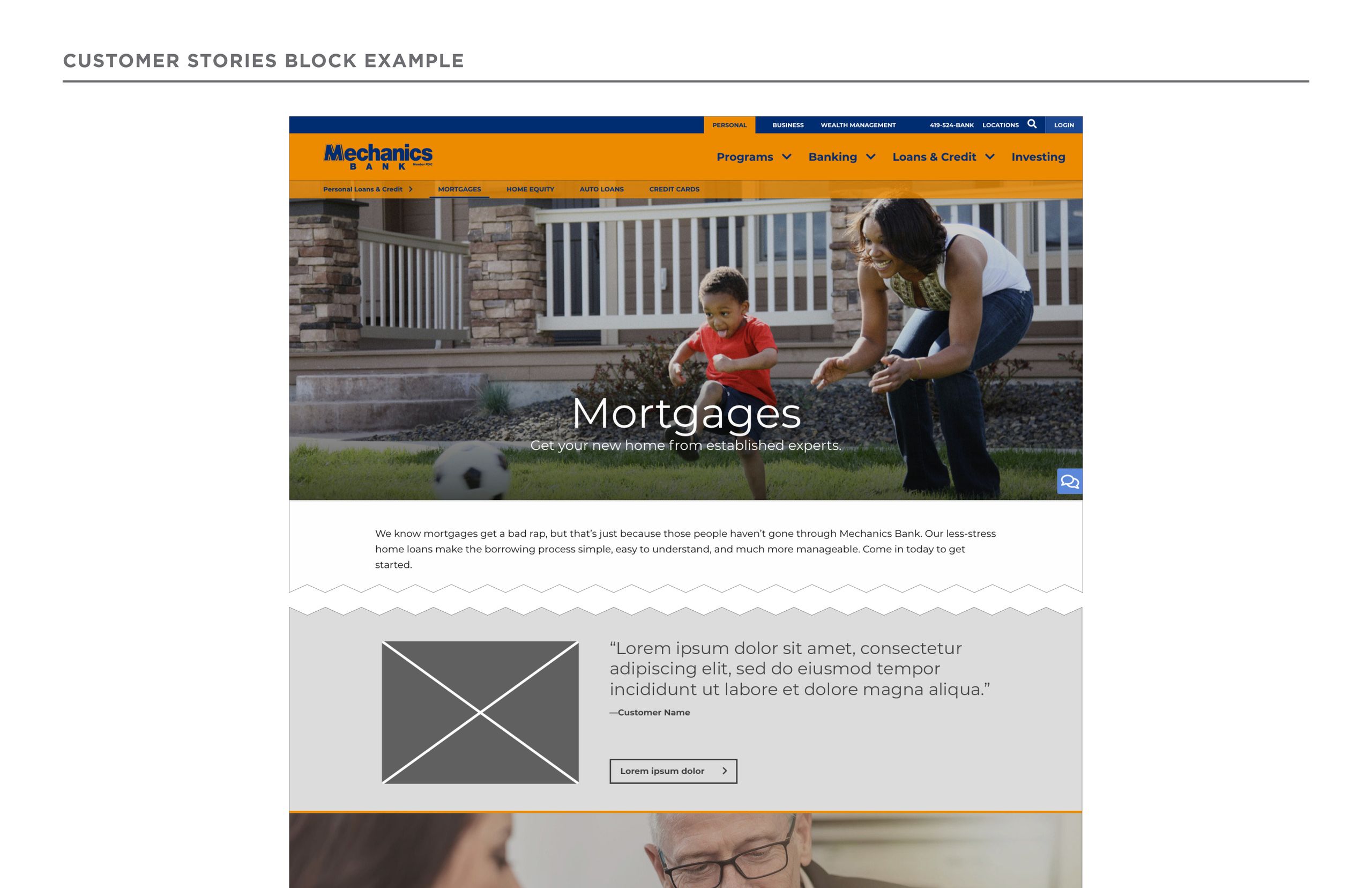 New site sections to integrate community