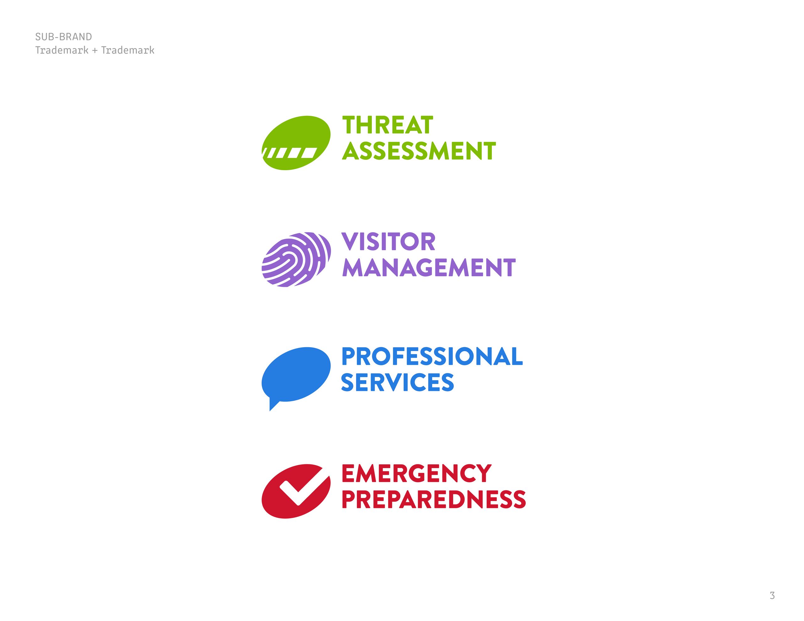 Sub-brand logo options